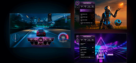 LG Smart TV OLED 55" C36LC - Control fácil y total de los ajustes del juego LG Smart TV OLED 55" C36LC Control fácil y total de los ajustes del juego