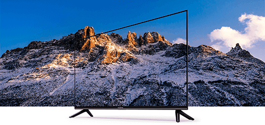 Xiaomi TV A2 55" Diseño Full-screen. Experiencia de visualización envolvente