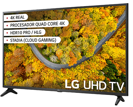 Smart TV LG 43" UP75006LF negro