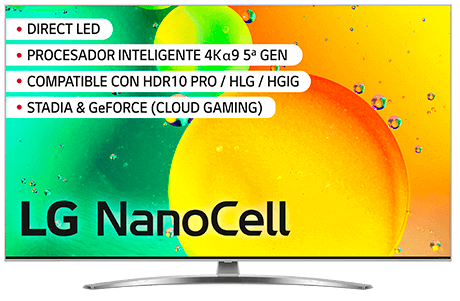 LG Smart TV 65" NANO 786QA reacondicionado