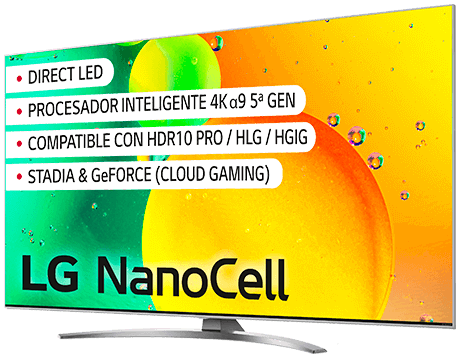 LG Smart TV 65" NANO 786QA reacondicionado
