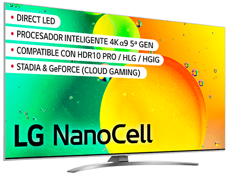 LG Smart TV 65" NANO 786QA reacondicionado