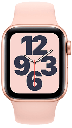 Apple Watch SE GPS + Cellular 40 mm Caja oro / Correa deportiva rosa