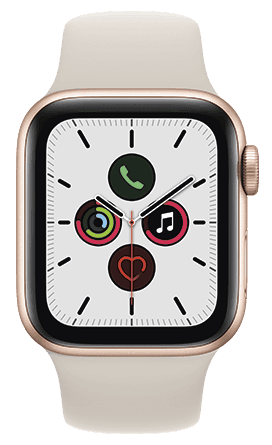 Apple Watch SE (2021) GPS Cellular 40 mm Caja oro Correa deportiva  blanco estrella