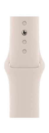 Apple Watch SE (2021) GPS + Cellular 40 mm Caja oro / Correa deportiva blanco estrella