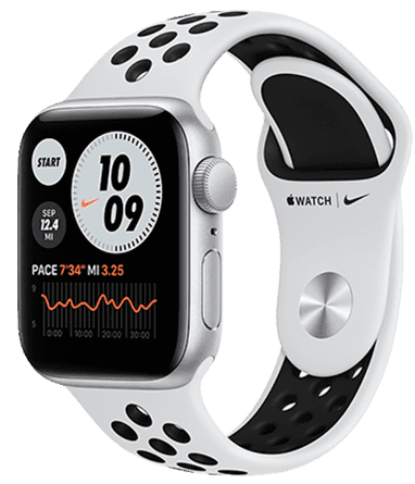 Apple Watch Nike SE 40mm Caja plata / Correa plateada
