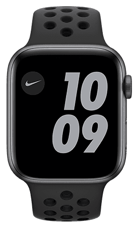 Apple Watch Nike SE 44mm Caja space grey / Correa negra Apple Watch Nike SE 44mm Caja space grey / Correa negra