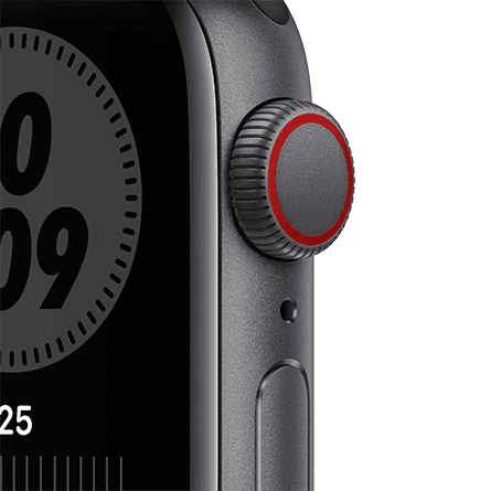 Apple Watch Nike SE 44mm Caja space grey / Correa negra