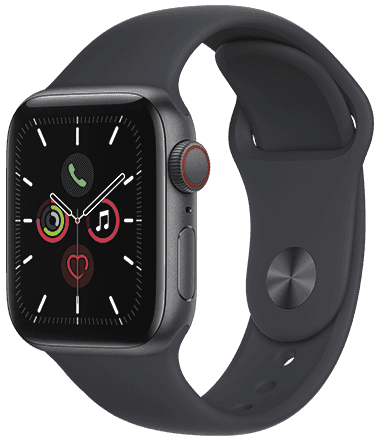Apple Watch SE (2021) GPS + Cellular 44 mm Caja gris espacial / Correa deportiva medianoche Apple Watch SE (2021) GPS + Cellular 44 mm Caja gris espacial / Correa deportiva medianoche