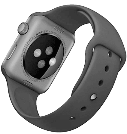 Apple Watch Series 3 42 mm - Caja aluminio con correa deportiva blanca