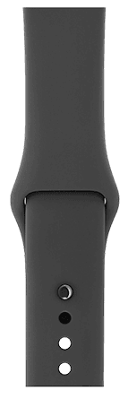 Apple Watch Series 3 42 mm - Caja aluminio con correa deportiva blanca