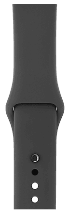 Apple Watch Series 3 42 mm - Caja aluminio con correa deportiva blanca