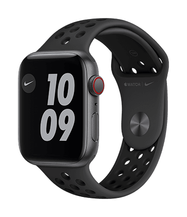 Apple Watch Nike Series 6 GPS + Cellular 44mm Caja space grey / Correa negra