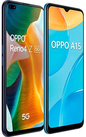 OPPO Reno4 Z 5G + OPPO A15