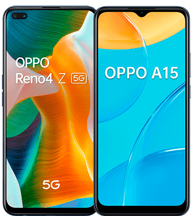 OPPO Reno4 Z 5G + OPPO A15