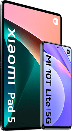 Xiaomi Mi 10T Lite + Xiaomi Pad 5 Wi-Fi Xiaomi Mi 10T Lite + Xiaomi Pad 5 Wi-Fi