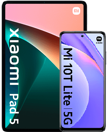 Xiaomi Mi 10T Lite + Xiaomi Pad 5 Wi-Fi Xiaomi Mi 10T Lite + Xiaomi Pad 5 Wi-Fi