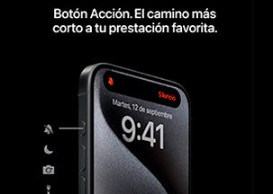 iPhone 15 Pro 128 GB precio. Botón acción personalizable