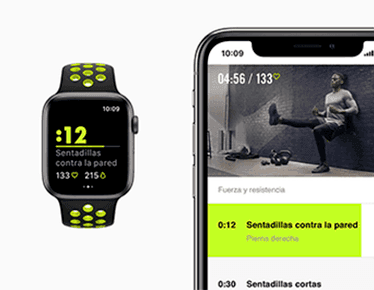 Apple Watch Series 4 Nike + 40mm Caja gris espacial / Correa negra watchOS 5