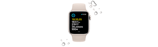 Apple Watch SE (2022) (GPS + Cellular, 40mm) reacondicionado - Preparado para la piscina Apple Watch SE (2022) (GPS + Cellular, 40mm) reacondicionado Preparado para la piscina