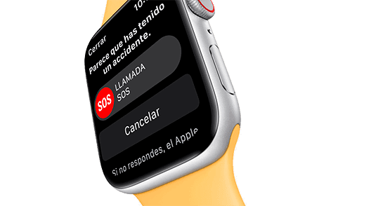 Apple Watch SE (2022) (GPS + Cellular, 44mm) - Prestaciones de seguridad avanzadas Apple Watch SE (2022) (GPS + Cellular, 44mm) Prestaciones de seguridad avanzadas
