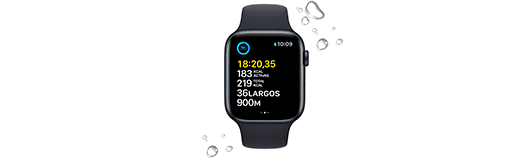 Apple Watch SE (2022) (GPS + Cellular, 44mm) precio. Preparado para la piscina
