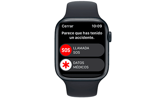 Apple Watch Series 8 (GPS + Cellular, 41mm) Detección de caídas