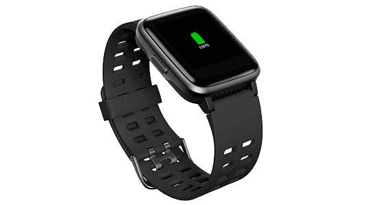 Smartwatch BuddyhrPro negro Gran autonomía
