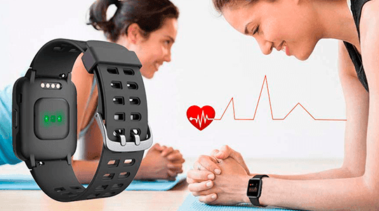 Smartwatch BuddyhrPro negro precio. Práctico