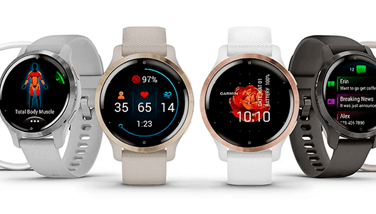 Garmin Venu 2S precio. Elevada autonomía de la batería con carga rápida