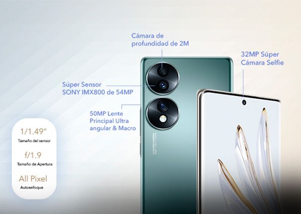 Honor 70 5G precio. Un salto cuantitativo en calidad fotográfica
