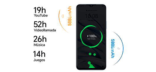 Honor 70 Lite 5G - Batería para todo el día Honor 70 Lite 5G Batería para todo el día