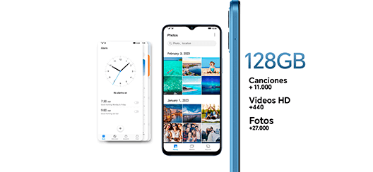 Honor 70 Lite 5G Rendimiento fluido con 4GB + 3GB de turbo RAM