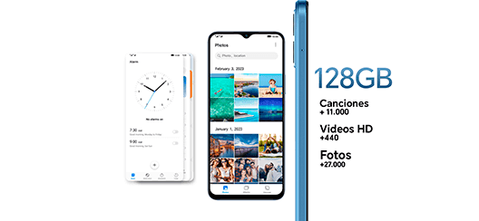 Honor 70 Lite 5G Rendimiento fluido con 4GB + 3GB de turbo RAM