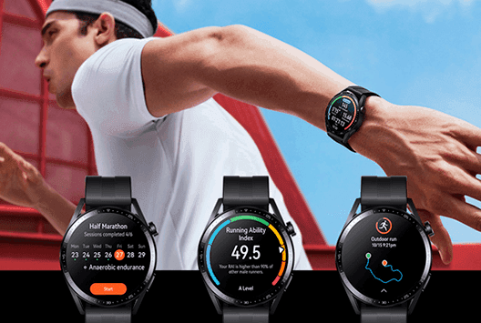 Huawei Watch GT 3 46mm negro - Entrenador personal de running con IA Huawei Watch GT 3 46mm negro Entrenador personal de running con IA