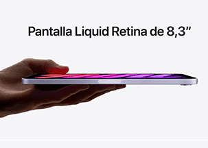 iPad mini (2021) Wi-Fi 64 GB Mini tamaño. Máxima potencia
