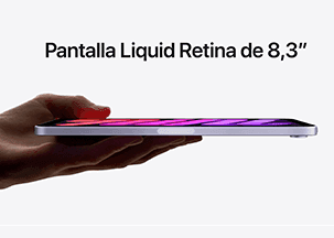 iPad mini (2021) Wi-Fi + Cellular 64 GB Mini tamaño. Máxima potencia