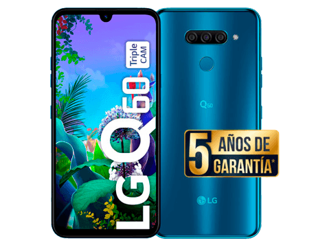 LG Q60 64 GB Azul precio. LG modelo Q60 y 5* años de Garantía