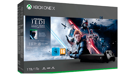 XBOX ONE S Blanca + Star Wars precio. XBOX ONE X 1 TB + Star Wars