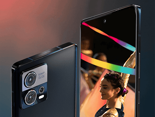 Motorola Edge 30 Fusión 5G Pantalla pOLED sin bordes de 6,55” y 144 Hz