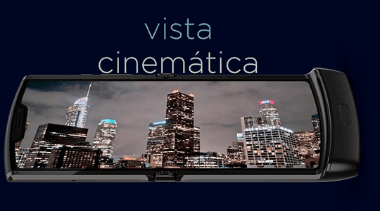 Motorola razr 128 GB negro con funda de regalo Una maravillosa pantalla flexible con CinemaVision