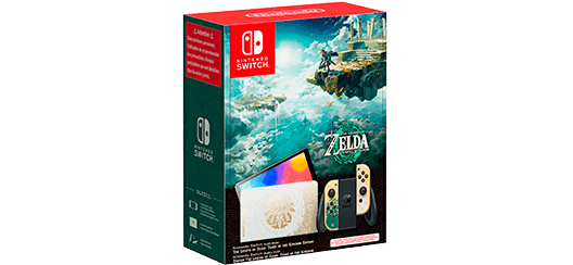 Consola Nintendo Switch OLED Edición Limitada Zelda: Tears of the Kingdom - Juega donde, cuando y con quien quieras con sus tres modos de juego. Consola Nintendo Switch OLED Edición Limitada Zelda: Tears of the Kingdom Juega donde, cuando y con quien quieras con sus tres modos de juego.