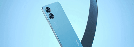 OPPO A17 precio. Un diseño premium con tacto de cuero