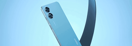 OPPO A17 reacondicionado Un diseño premium con tacto de cuero