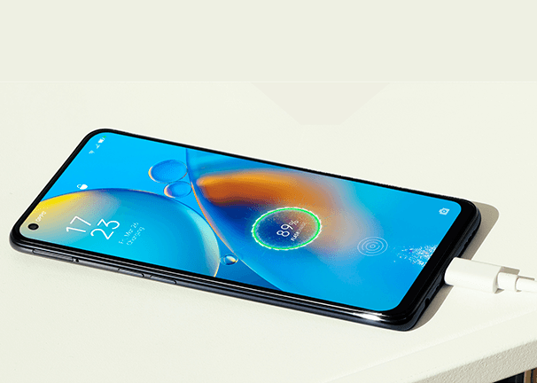 OPPO A74 5G - Carga rápida para una vida en movimiento OPPO A74 5G Carga rápida para una vida en movimiento