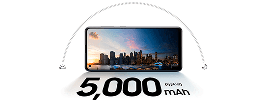 Samsung Galaxy A21s 64 GB negro - Batería que sigue tu ritmo Samsung Galaxy A21s 64 GB negro Batería que sigue tu ritmo