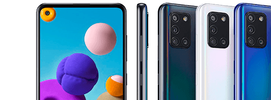 Samsung Galaxy A21s 64 GB negro precio. Diseño elegante que se adapta a tu mano