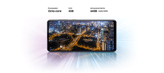 Samsung Galaxy A21s 64 GB negro precio. Más espacio para jugar