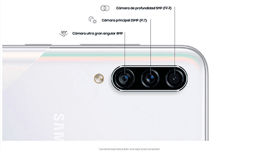 Samsung Galaxy A30s 64 GB blanco Una triple cámara preparada para todo