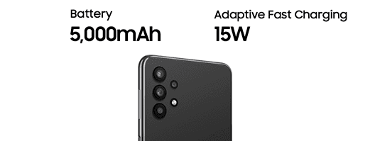 Samsung Galaxy A32 128 GB negro - Energía para todo el día Samsung Galaxy A32 128 GB negro Energía para todo el día